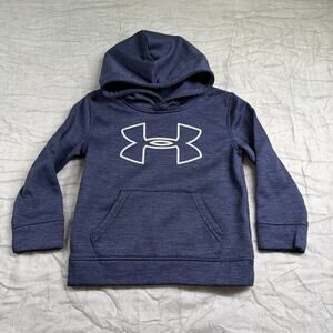 Under Armour Boys Navy Blue Hoodie Size 4